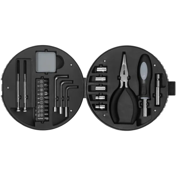 Rage 25-piece tyre-shaped tool set - STAC Silver Crna