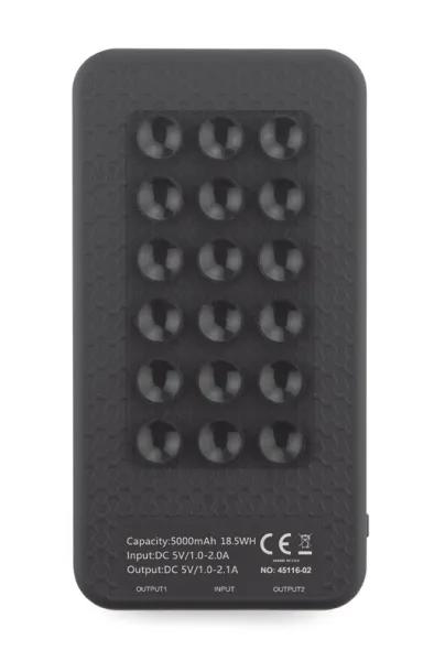 TENIR prijenosna baterija, 5000 mAh Crna