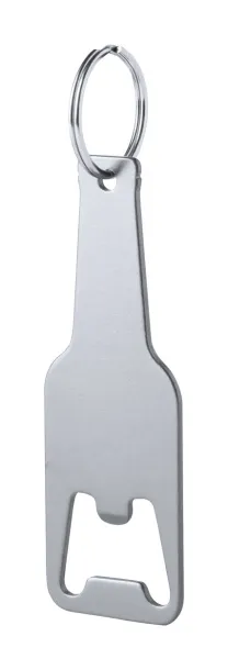 Clevon bottle opener keyring Silver