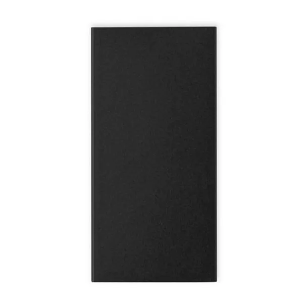  Recycled aluminium power bank 4000 mAh black