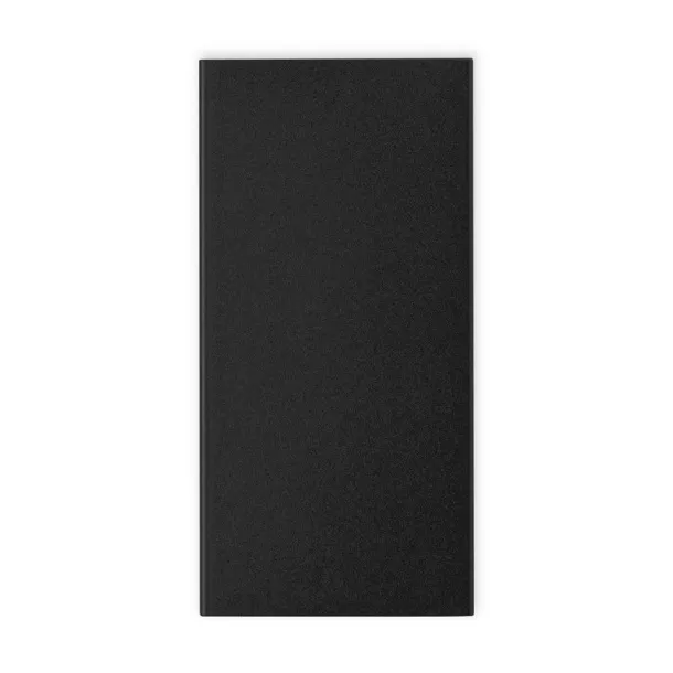  Recycled aluminium power bank 4000 mAh black