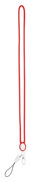 Sigex silicone lanyard Red