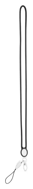 Sigex silicone lanyard Black