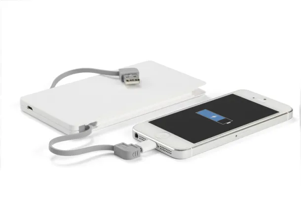 TOTAL prijenosna baterija, 4 000 mAh Bijela
