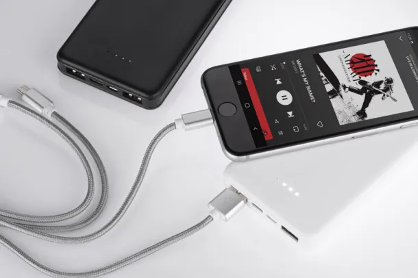 SIMPLE prijenosna baterija, 10 000 mAh Bijela