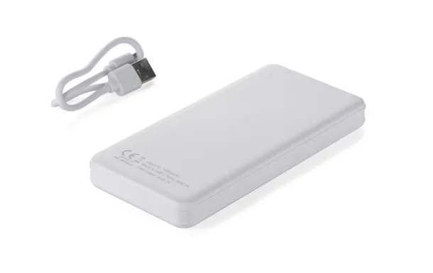 SIMPLE prijenosna baterija, 10 000 mAh Bijela
