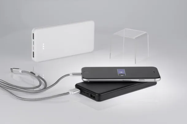 SIMPLE prijenosna baterija, 10 000 mAh Crna