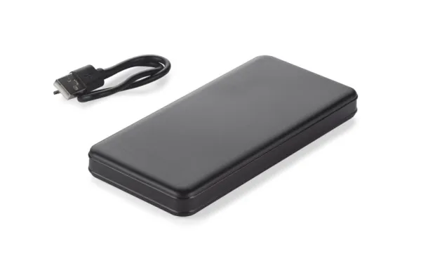 SIMPLE prijenosna baterija, 10 000 mAh Crna