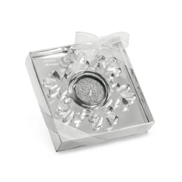 ELAINE Decorative candle Silver