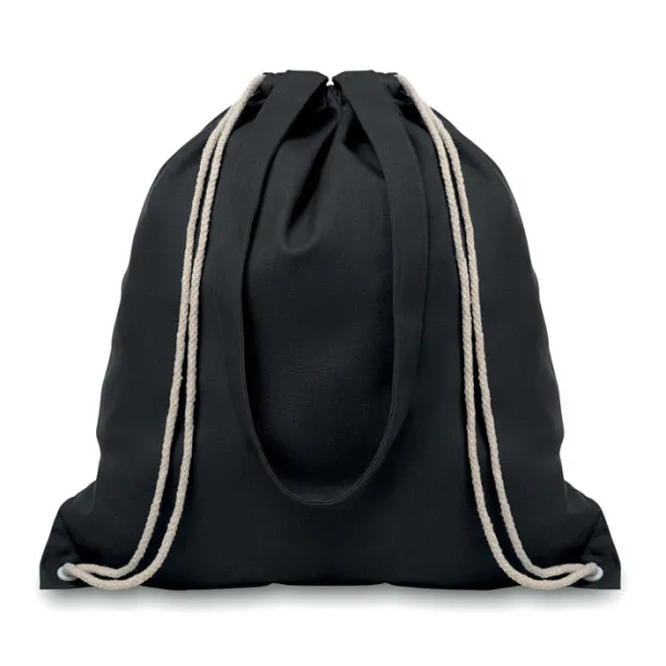 MOIRA Drawstring and handles bag Black