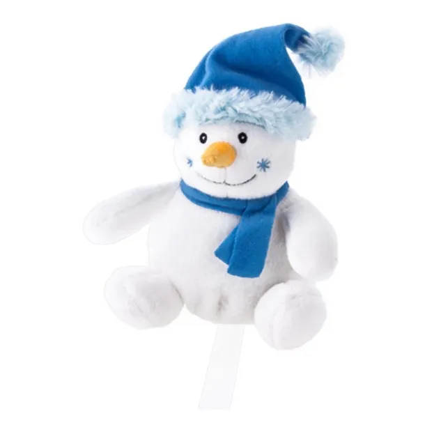 Brennan Plush snowman white blue