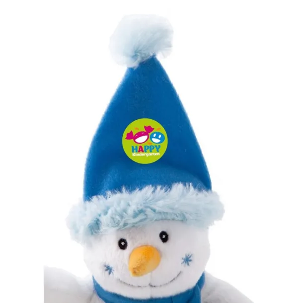 Brennan Plush snowman white blue