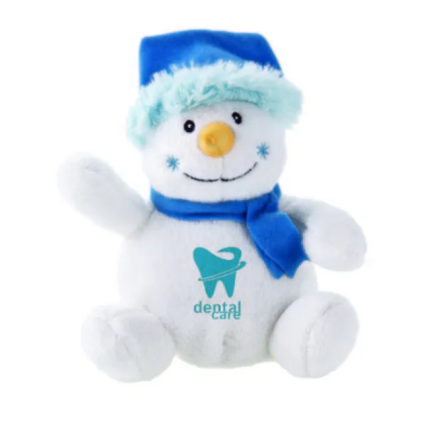 Brennan Plush snowman white blue