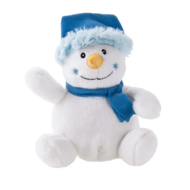 Brennan Plush snowman white blue