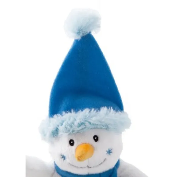 Brennan Plush snowman white blue