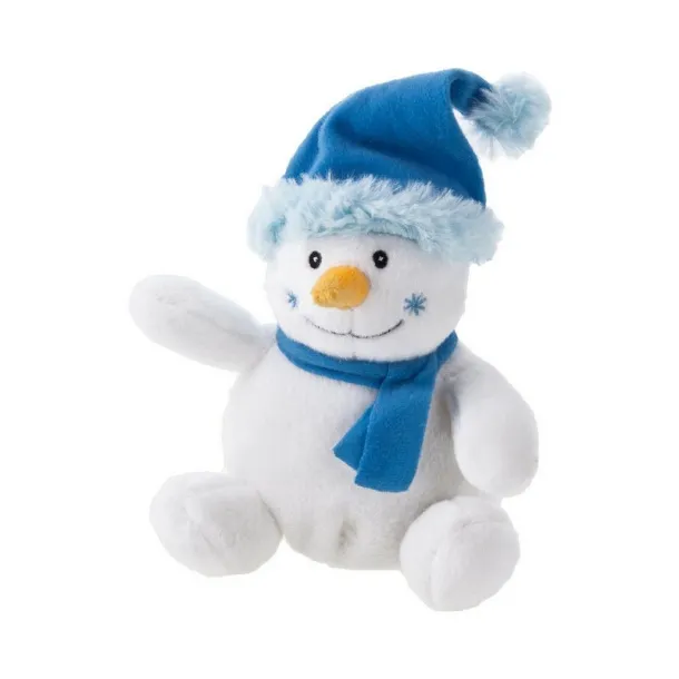 Brennan Plush snowman white blue