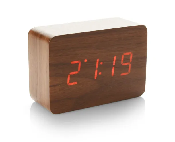 CLAP Desk clock Brown