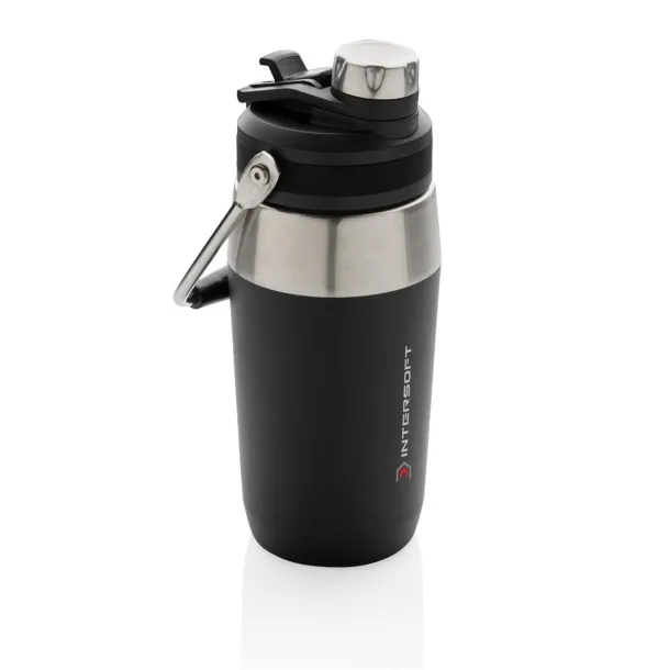  Vacuum stainless steel dual function lid bottle 500ml - XD Collection Black 