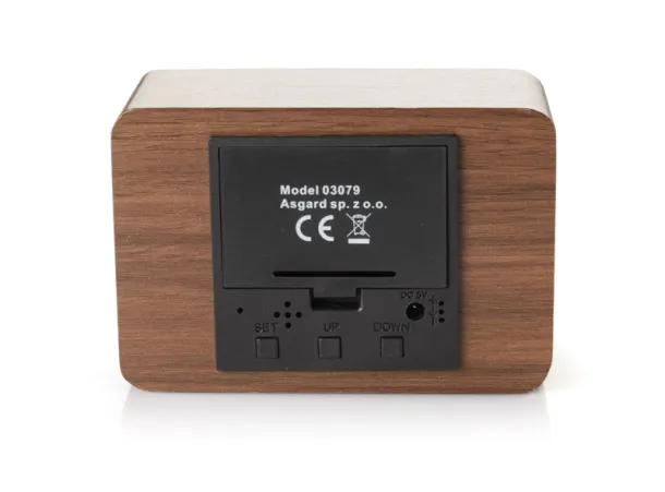 CLAP Desk clock Brown