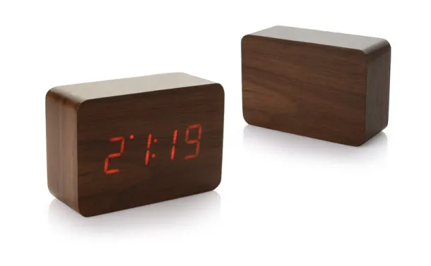 CLAP Desk clock Brown