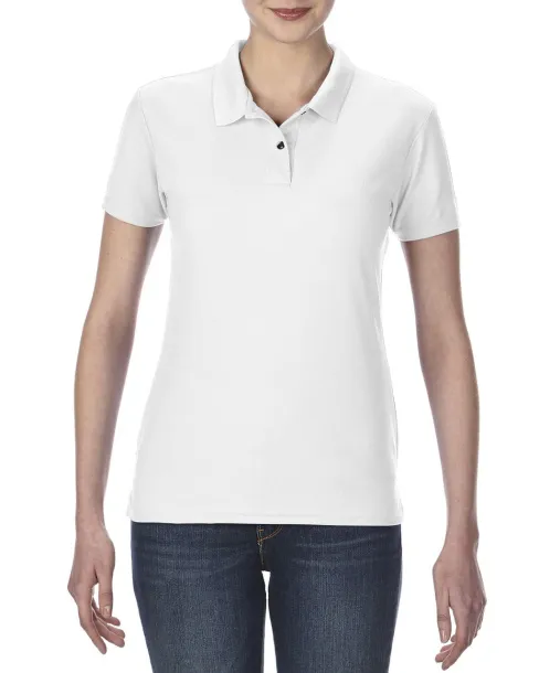  PERFORMANCE® LADIES' DOUBLE PIQUÉ POLO - Gildan White