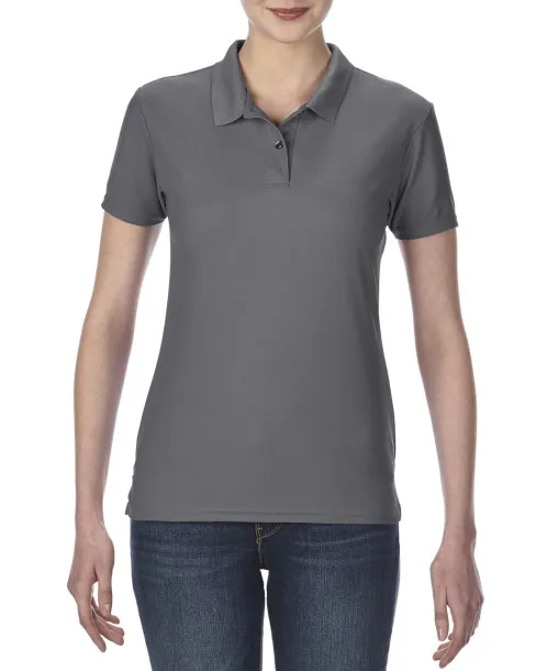  PERFORMANCE® LADIES' DOUBLE PIQUÉ POLO - Gildan Charcoal