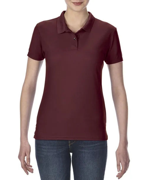  PERFORMANCE® LADIES' DOUBLE PIQUÉ POLO - Gildan Maroon