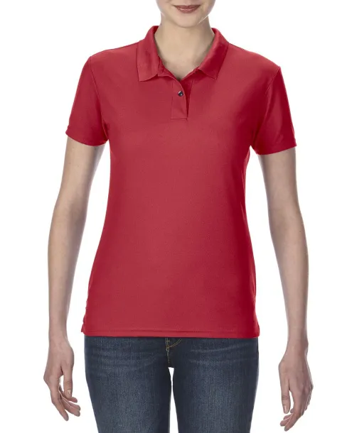  PERFORMANCE® LADIES' DOUBLE PIQUÉ POLO - Gildan Red