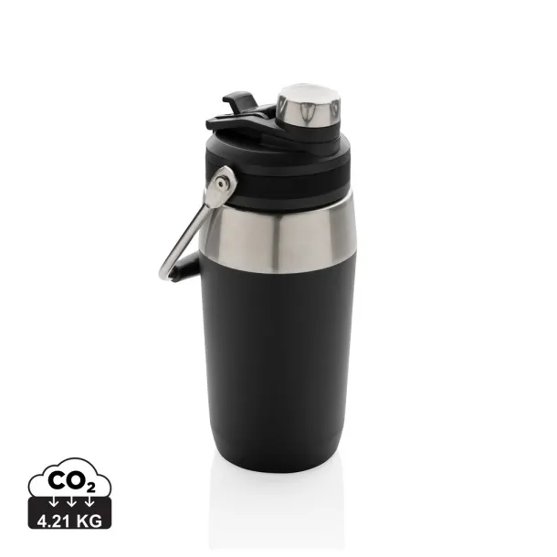  Vacuum stainless steel dual function lid bottle 500ml - XD Collection Black 