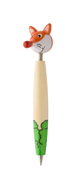 Zoom wooden ballpoint pen, rabbit Beige