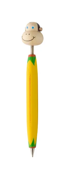 Zoom wooden ballpoint pen, rabbit Yellow