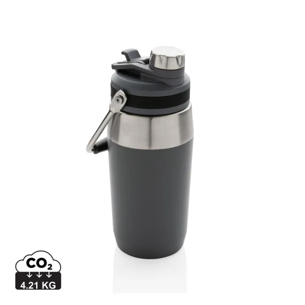  Vacuum stainless steel dual function lid bottle 500ml - XD Collection Anthracite 