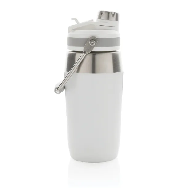  Vacuum stainless steel dual function lid bottle 500ml - XD Collection White 