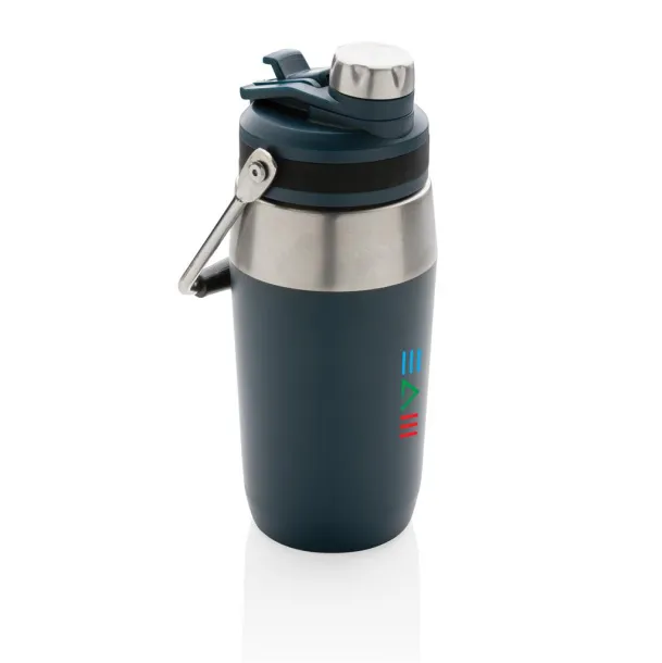  Vacuum stainless steel dual function lid bottle 500ml - XD Collection Navy