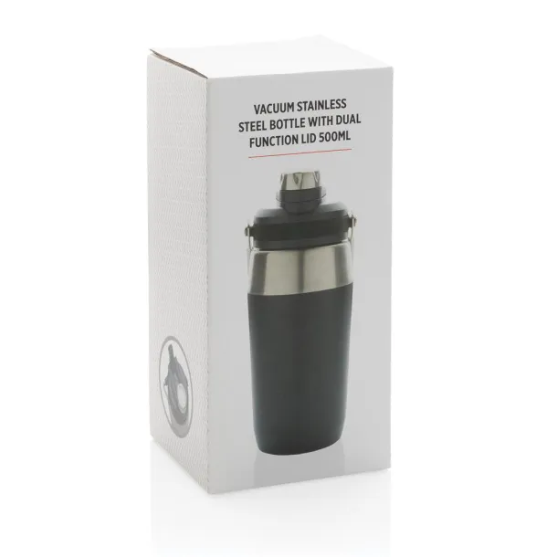  Vacuum stainless steel dual function lid bottle 500ml - XD Collection Navy