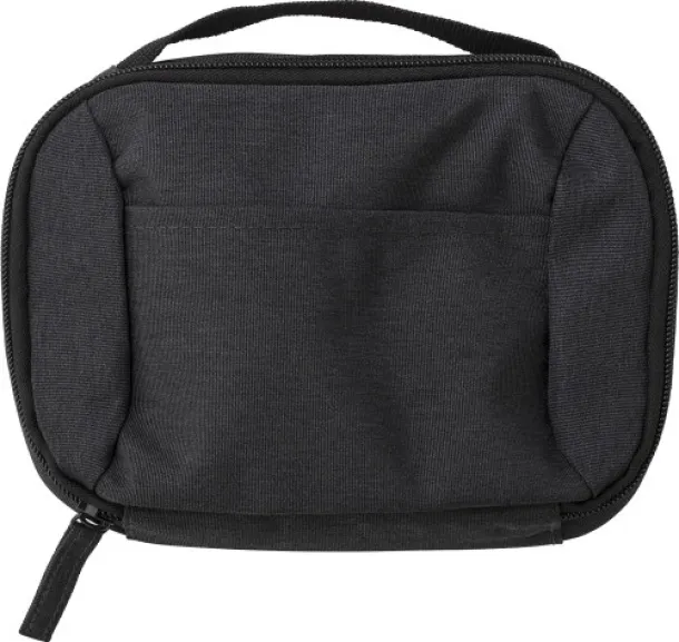 JACE Polyester (600D) travel pouch anthracite