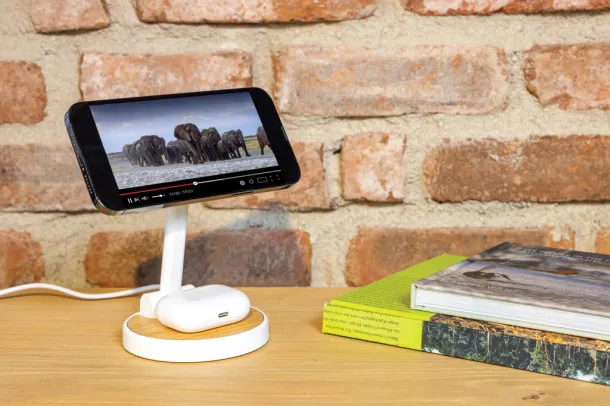 Ontario RCS plastic 15W magnetic charging 2 in 1 stand - XD Xclusive White 