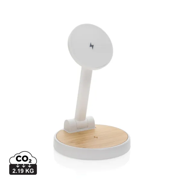 Ontario RCS plastic 15W magnetic charging 2 in 1 stand - XD Xclusive White 