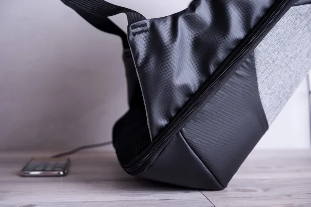 Kailo backpack ash grey Black