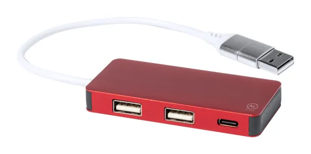Kalat USB hub Red