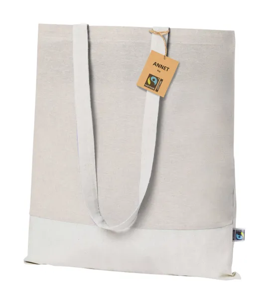 Annet Fairtrade shopping bag Natural