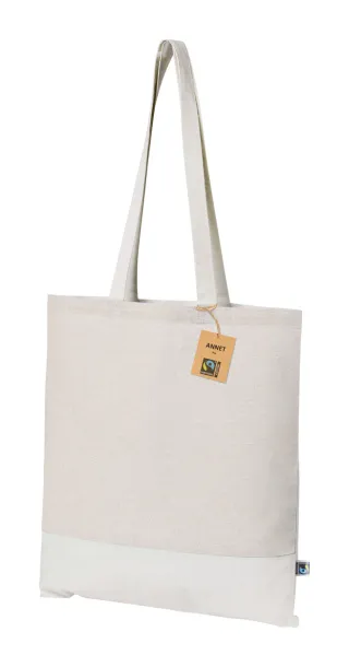 Annet Fairtrade shopping bag Natural