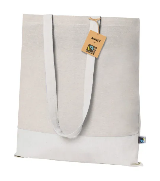 Annet Fairtrade shopping bag Natural