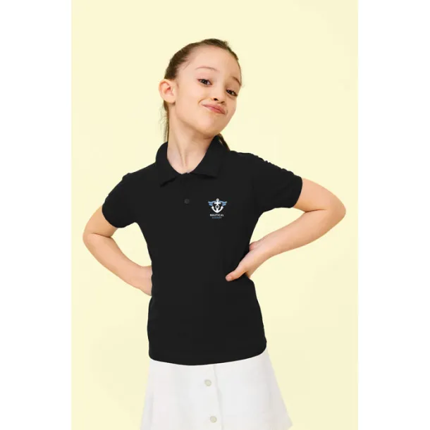 PERFECT KIDS POLO-180g Grey Melange