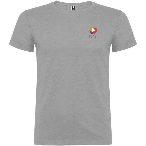 Beagle short sleeve kids t-shirt - Roly Marl Grey