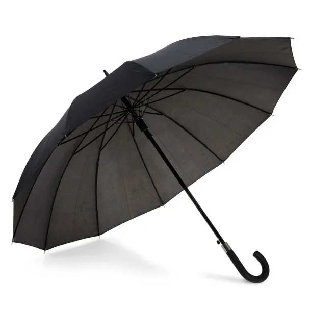 GUIL 12-rib umbrella Black