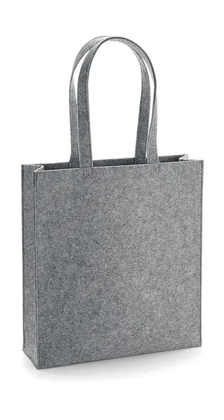  Felt Tote Bag - Bagbase Grey Melange