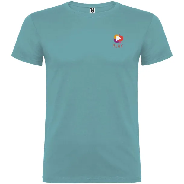 Beagle short sleeve kids t-shirt - Roly Dusty Blue