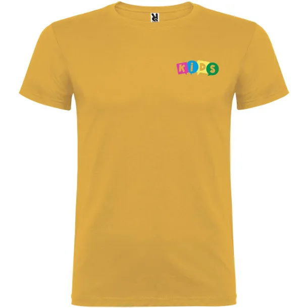 Beagle short sleeve kids t-shirt - Roly Ochre