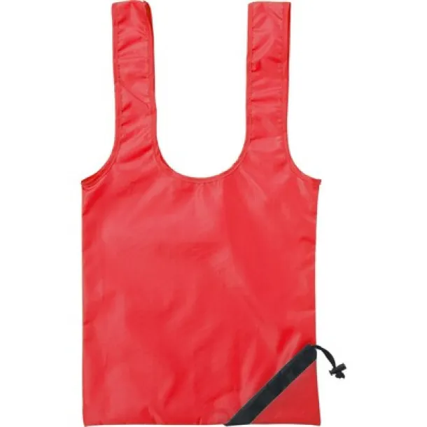  Foldable shopping bag red